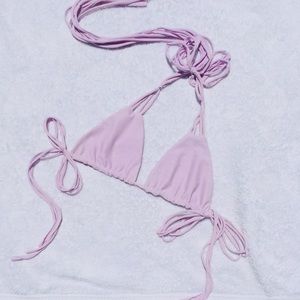 BNWOT Mikoh XS Light Purple Bikini Top